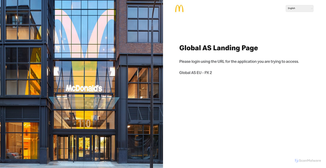 Security scan screenshot of https://gas.mcd.com