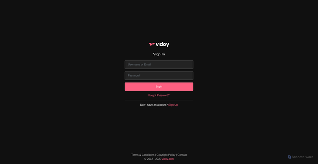 Security scan screenshot of https://videq.tel
