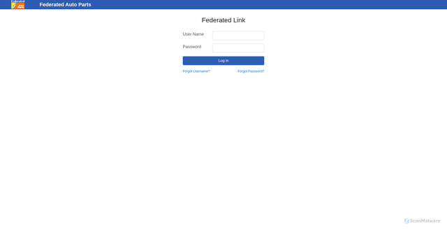 Security scan screenshot of https://www.federatedlink.com