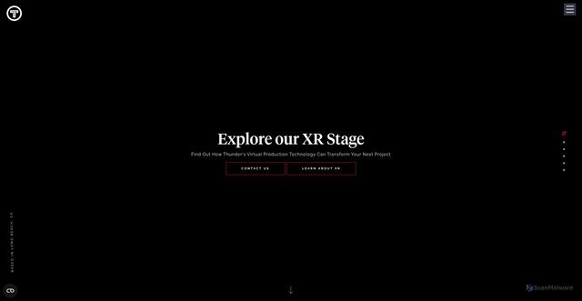 Security scan screenshot of https://thunderstudios.com/