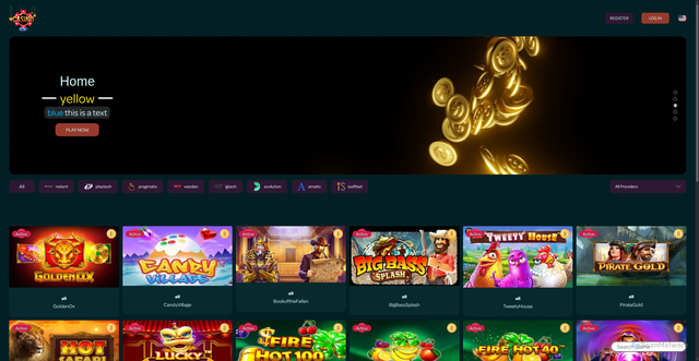 Security scan screenshot of http://casinogamesbr.vip/categories/all?page=2