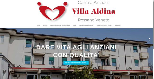 Security scan screenshot of https://www.csvillaaldina.it