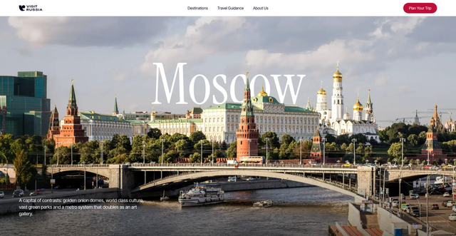 Security scan screenshot of https://visitrussia.online/city/moscow