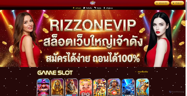 Security scan screenshot of http://rizzonevipbet.com/