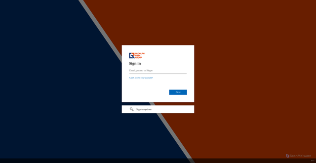Security scan screenshot of https://rlgbuilds.sharepoint.com