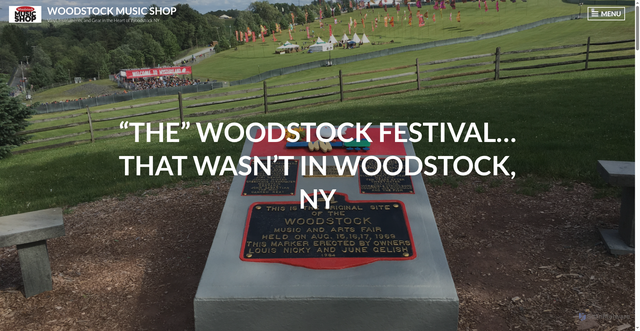Security scan screenshot of https://woodstockmusicshop.com/the-woodstock-festival/
