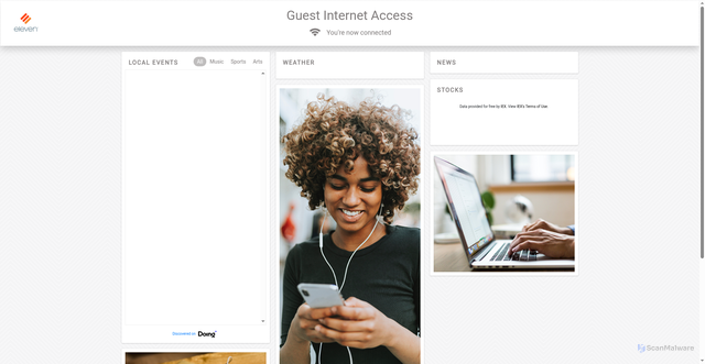 Security scan screenshot of https://guestinternet.com