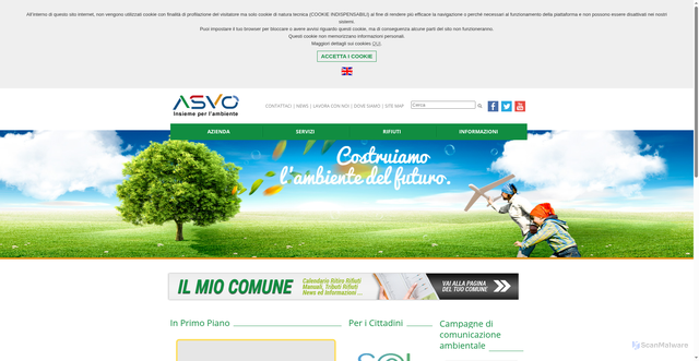 Security scan screenshot of https://www.asvo.it/