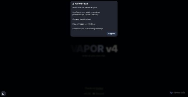Security scan screenshot of https://dev.www.admin.secure.vpr.lol/