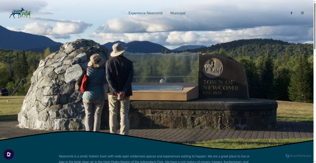 Security scan screenshot of https://newcombny.gov/