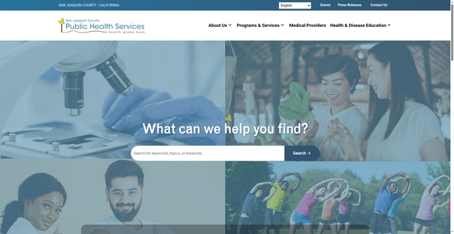 Security scan screenshot of http://sjcountycahcs.gov/