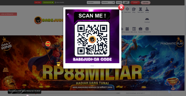 Security scan screenshot of http://babejd.xyz/