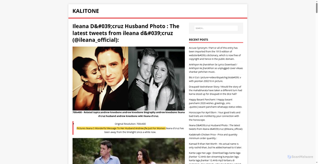 Security scan screenshot of https://netolika.pages.dev/post/ileana-d-cruz-husband-photo/