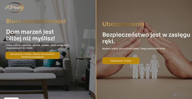Security scan screenshot of http://katarzynapajak.pl/
