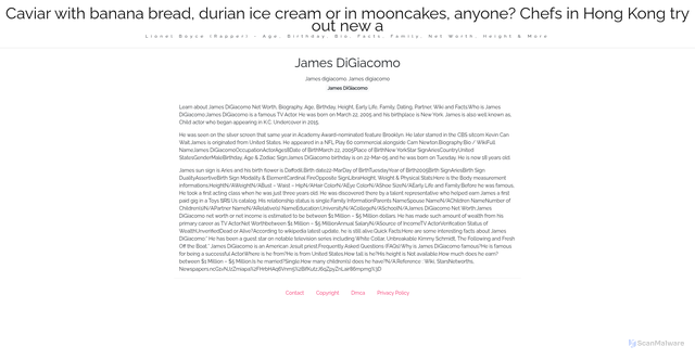 Security scan screenshot of https://mggburnsblog-rcr7wuwi6l.edgeone.app/14245-james-digiacomo.html