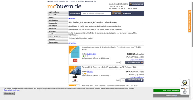 Security scan screenshot of https://cdn.mcbuero.de