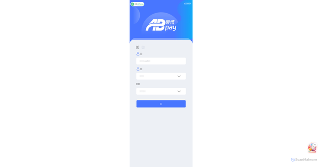 Security scan screenshot of http://abpay09.top/