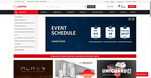 Security scan screenshot of https://dacpol.eu