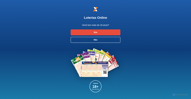 Security scan screenshot of https://loteriascaixa.sbs/