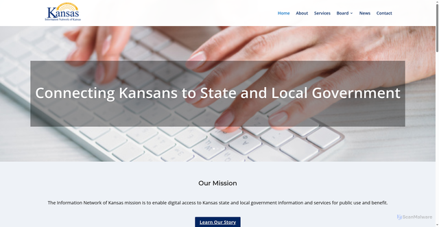 Security scan screenshot of https://ink.org