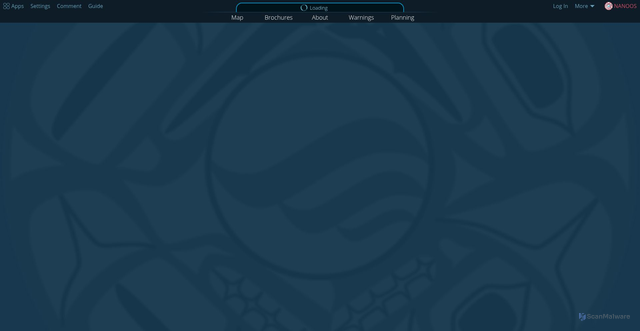 Security scan screenshot of https://nvs.nanoos.org/tsunamievac