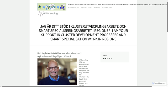 Security scan screenshot of https://wilconsulting.se