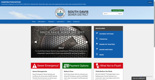 Security scan screenshot of https://www.sdsdut.gov/