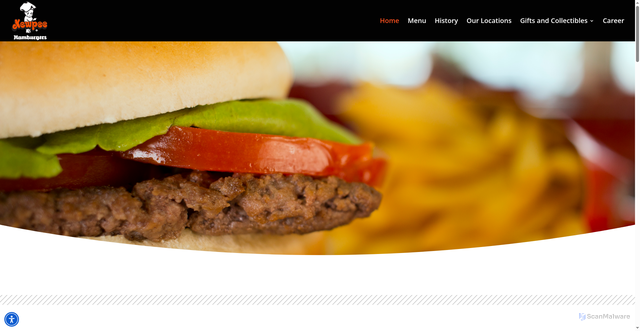Security scan screenshot of https://kewpeehamburgers.com/