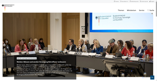 Security scan screenshot of https://www.bundesgesundheitsministerium.de/