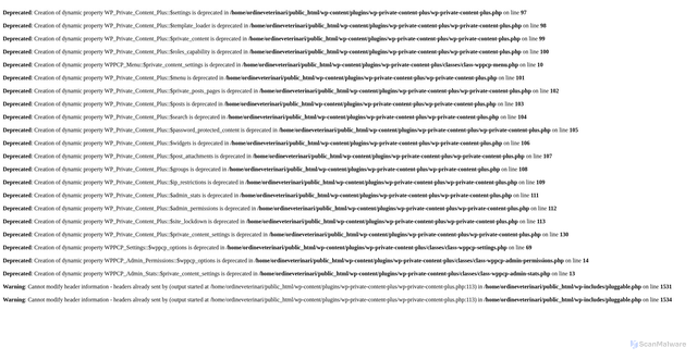 Security scan screenshot of https://www.ordineveterinari.parma.it/