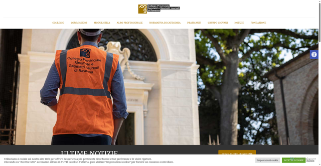 Security scan screenshot of https://www.collegiogeometriravenna.it/