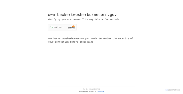 Security scan screenshot of https://www.beckertwpsherburnecomn.gov/