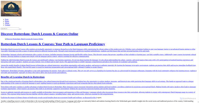 Security scan screenshot of https://hotelcondevillanuevacom-dbs.pages.dev/posts/discover-rotterdam-dutch-lessons-courses-online/