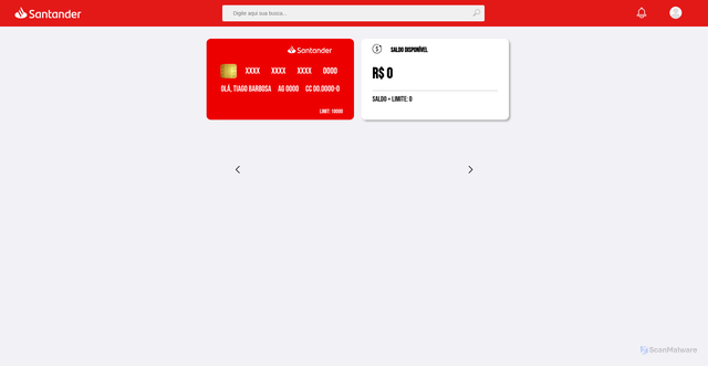 Security scan screenshot of http://santander-dev-week.vercel.app/