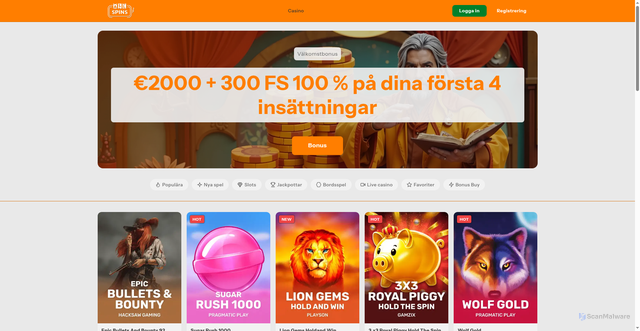 Security scan screenshot of https://tradgardslivefilm.se