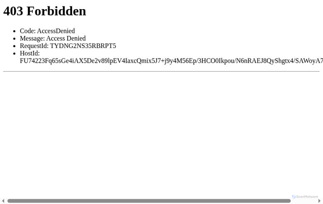 Security scan screenshot of https://resources-app.encharge.io/