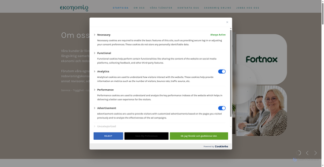 Security scan screenshot of https://ekonomiq.se