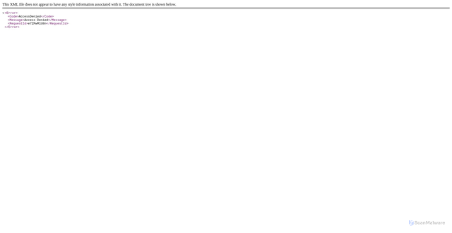 Security scan screenshot of https://master-mailru.hb.bizmrg.com