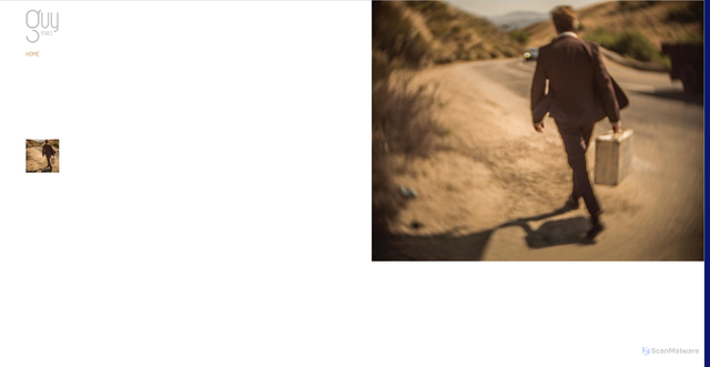 Security scan screenshot of https://www.guypearce.net/