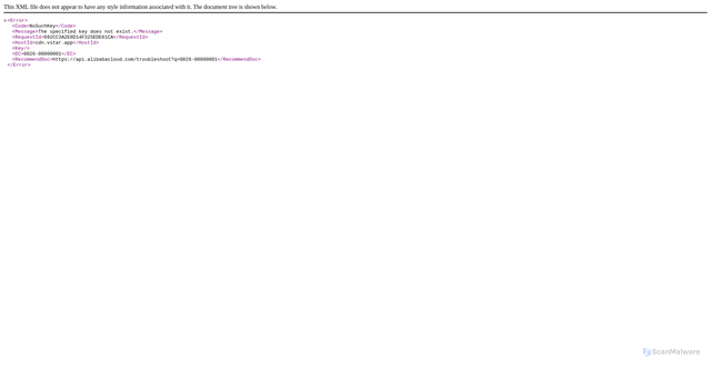 Security scan screenshot of https://cdn.vstar.app/