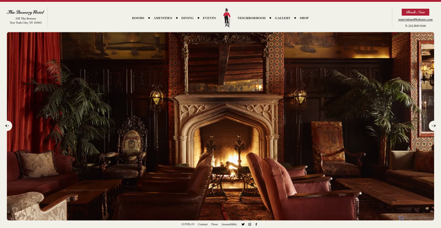 Security scan screenshot of https://theboweryhotel.com/