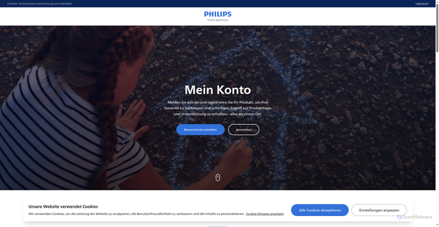 Security scan screenshot of https://home.id