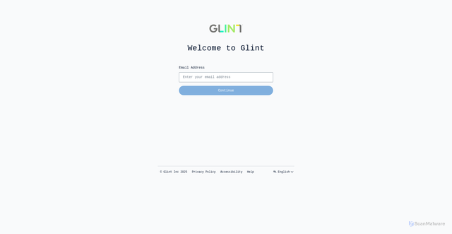 Security scan screenshot of https://app.us1.glintinc.com