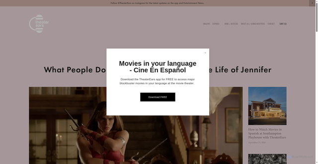 Security scan screenshot of https://www.theaterears.com/entertainment-news/2024/7/30/what-people-dont-seem-to-know-about-the-life-of-jennifer-garner