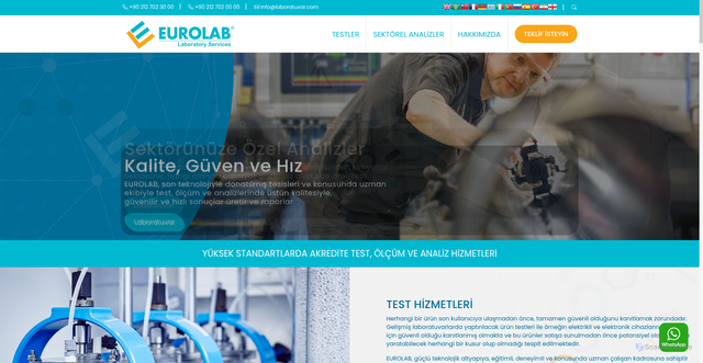 Security scan screenshot of https://www.laboratuar.com