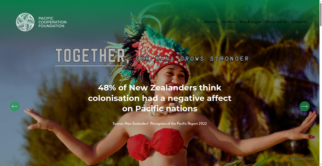 Security scan screenshot of https://www.pcf.org.nz/