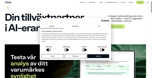 Security scan screenshot of https://vivamedia.se