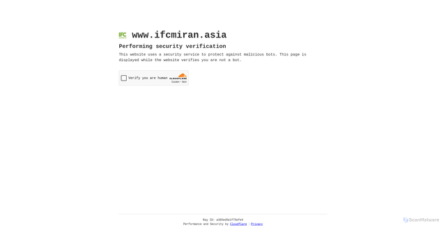 Security scan screenshot of https://www.ifcmiran.asia/en/market-data/commodities-prices/brent