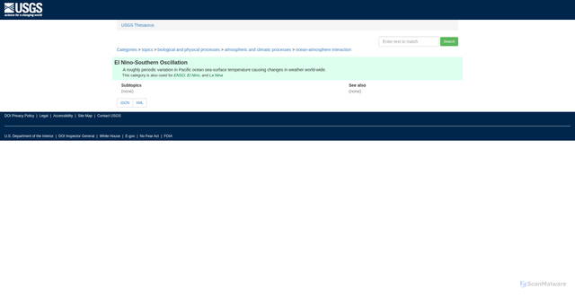 Security scan screenshot of https://apps.usgs.gov/thesaurus/term-simple.php?thcode=2&code=2059