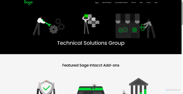 Security scan screenshot of https://sageintacctmpp.com